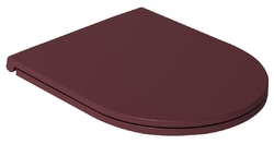 Isvea INFINITY WC sedátko, SLIM, odnímatelné, Soft Close, maroon red (40KF0543I-S)