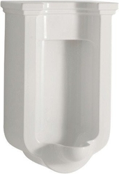 KERASAN - WALDORF urinál se zakrytým přívodem vody, 44x72x37 cm (413001)