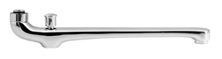 AQUALINE - Výtokové ramínko s přepínačem, 30cm, ploché, chrom (43997)