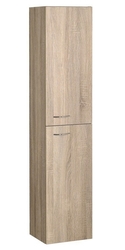 AQUALINE ZOJA/KERAMIA FRESH skříňka vysoká 30x140x20cm, dub platin (51157)