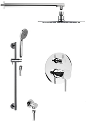 SAPHO - RHAPSODY podomítkový sprchový set s pákovou baterií, 2 výstupy, chrom (5583Q-02)