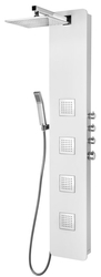 POLYSAN SPIRIT SQUARE termostatický sprchový panel nástěnný, 250x1550mm, bílá (81151)