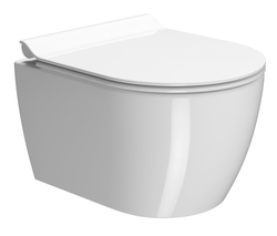 GSI PURA závěsná WC mísa, Swirlflush, 46x36cm, bílá ExtraGlaze (880211)