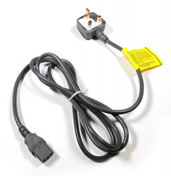Jet Dryer Napájecí kabel - UK vidlice BS1363 (Type G) / konektor IEC C13  - šedý