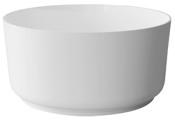 POLYSAN ESTATIS volně stojící vana litý mramor ø110x51cm, bílá mat (93868)