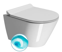 GSI KUBE X závěsná WC mísa, Swirlflush, 50x36 cm, bílá ExtraGlaze (941611)