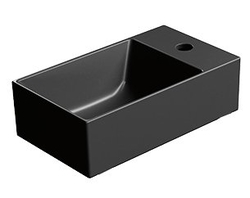 GSI KUBE X keramické umyvadlo 40x23 cm, černá mat (9484126)