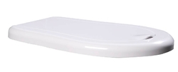 KERASAN RETRO WC sedátko Soft Close, duroplast, bílá/chrom (108901)