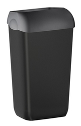 MARPLAST COLORED odpadkový koš nástěnný s víkem 23l, ABS, černá mat (A74201NE-1)