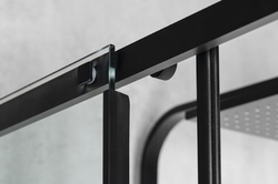 POLYSAN ALTIS LINE BLACK obdélníkový sprchový kout 1000x800 mm, L/P varianta, rohový vstup, čiré sklo (AL1512BAL1582B)