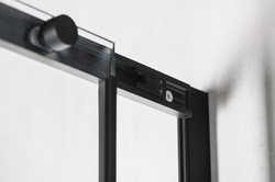 POLYSAN ALTIS LINE BLACK čtvercový sprchový kout 900x900 mm, rohový vstup, čiré sklo (AL1592BAL1592B)
