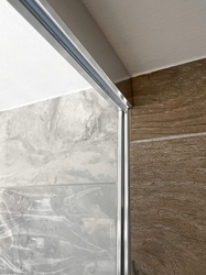 POLYSAN ARCHITEX LINE sada pro uchycení skla, podlaha-stěna-strop, max. š. 1600mm, leštěný hliník (AL2816)