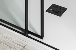 ALTIS LINE BLACK posuvné dveře 1070-1110mm, výška 2000mm, sklo 8mm