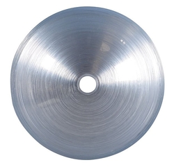 SAPHO MURANO SILVER skleněné umyvadlo kulaté 40x14 cm, stříbrná (AL5318-68)
