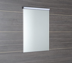 SAPHO BORA zrcadlo v rámu 500x700mm s LED osvětlením a vypínačem, chrom (AL757)