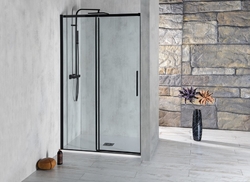 POLYSAN ALTIS LINE BLACK posuvné dveře 1470-1510mm, výška 2000mm, čiré sklo (AL4212B)