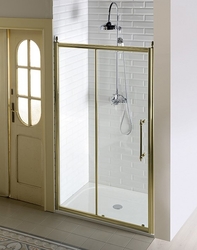 GELCO ANTIQUE sprchové dveře posuvné,1200mm, ČIRÉ sklo, bronz (GQ4212C)