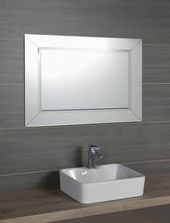 ARAK zrcadlo s lištami a fazetou 90x70cm