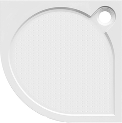 GELCO ARCA sprchová vanička z litého mramoru, čtvrtkruh, 90x90x3 cm, R550 (PA559)
