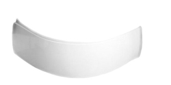 AQUALINE Panel čelní k hluboké vaničce 80x80cm, výška 37,5cm, bílá (B83)