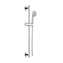 MEREO Sprchová souprava, pětipolohová sprcha, dvouzámková nerez hadice, stavitelný držák, plast/chrom (CB900R)
