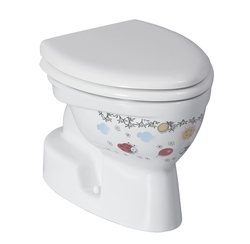 CREAVIT KID WC mísa kombi, spodní odpad, dekor (CK300-11CB00E-FF00)