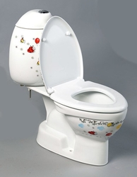 CREAVIT KID WC mísa kombi, zadní odpad, dekor (CK310.11CB00E.FF00)