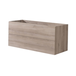 MEREO Aira desk, koupelnová skříňka, dub, 2 zásuvky, 1210x530x460 mm (CN723S)