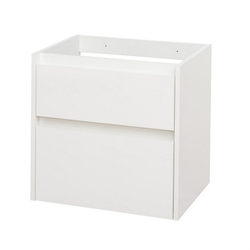 Opto, koupelnová skříňka, bílá, 2 zásuvky, 610x580x458 mm