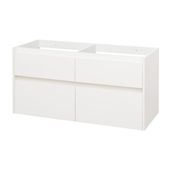 MEREO Opto, koupelnová skříňka, bílá, 2 zásuvky, 1210x580x458 mm (CN913S)