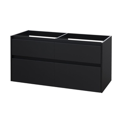 MEREO Opto, koupelnová skříňka, černá, 2 zásuvky, 1210x580x458 mm (CN943S)