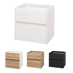 MEREO Opto, koupelnová skříňka, černá, 2 zásuvky, 610x580x458 mm (CN940S)
