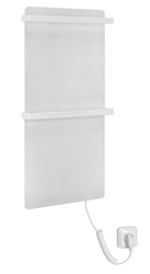 SAPHO ELMIS elektrický sušák ručníků 400x800mm, 120W, hliník, bílá mat (EB420)