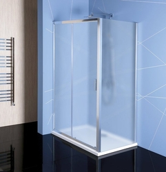 POLYSAN EASY LINE obdélníkový sprchový kout 1200x1000mm L/P varianta, brick sklo (EL1238EL3438)