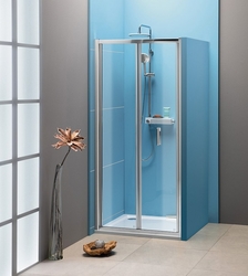 POLYSAN EASY LINE sprchové dveře skládací 1000mm, čiré sklo (EL1910)