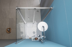 POLYSAN EASY LINE čtvercový sprchový kout 900x900mm, skládací dveře, L/P varianta, čiré sklo (EL1990EL3315)