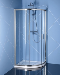 POLYSAN - EASY LINE čtvrtkruhová sprchová zástěna 1200x900mm, L/R, čiré sklo (EL2715)