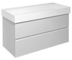 SAPHO FILENA umyvadlová skříňka 95x51,5x43cm, bílá mat (FID1210W)
