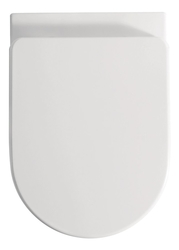 FLO závěsná WC mísa, Rimless, 37x54 cm, bílá