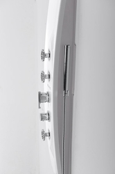 POLYSAN - MOLA termostatický sprchový panel 210x1300mm, rohový (80372)