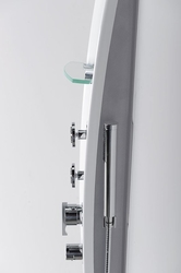 LUK termostatický sprchový panel 250x1300mm, rohový