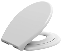 AQUALINE WC sedátko s integrovaným dětským sedátkem, soft close. polypropylen, bílá (FS125)