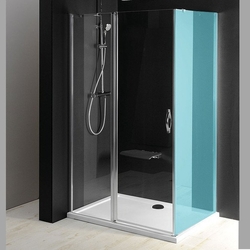GELCO ONE sprchové dveře s pevnou částí 1000 mm, čiré sklo (GO4810)