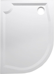 GELCO RIVA sprchová vanička z litého mramoru, čtvrtkruh 120x90cm, pravá (GR1290R) (GR12090R)
