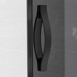 GELCO SIGMA SIMPLY BLACK čtvercový sprchový kout 1100x1100 mm, rohový vstup, čiré sklo (GS2111B-01)