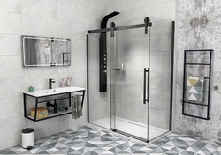 GELCO VOLCANO BLACK sprchové dveře 1200 mm, čiré sklo (GV1412)