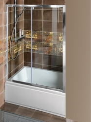 POLYSAN DEEP sprchové dveře 1300x1650mm, čiré sklo (MD1316)