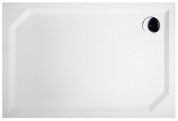 GELCO - SARA sprchová vanička z litého mramoru, obdélník 110x75x3,5 cm, hladká (HS11075)