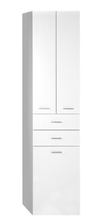 AQUALINE - ZOJA/KERAMIA FRESH skříňka vysoká s košem 50x184x29cm, bílá (51293)