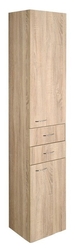 AQUALINE ZOJA/KERAMIA FRESH skříňka vysoká 35x184x29cm, dub platin (51222)